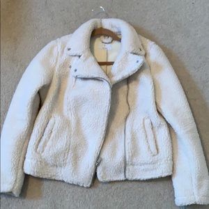 Old Navy Sherpa moto jacket